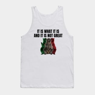 It Is What It Is And It Is Not Great Tank Top
